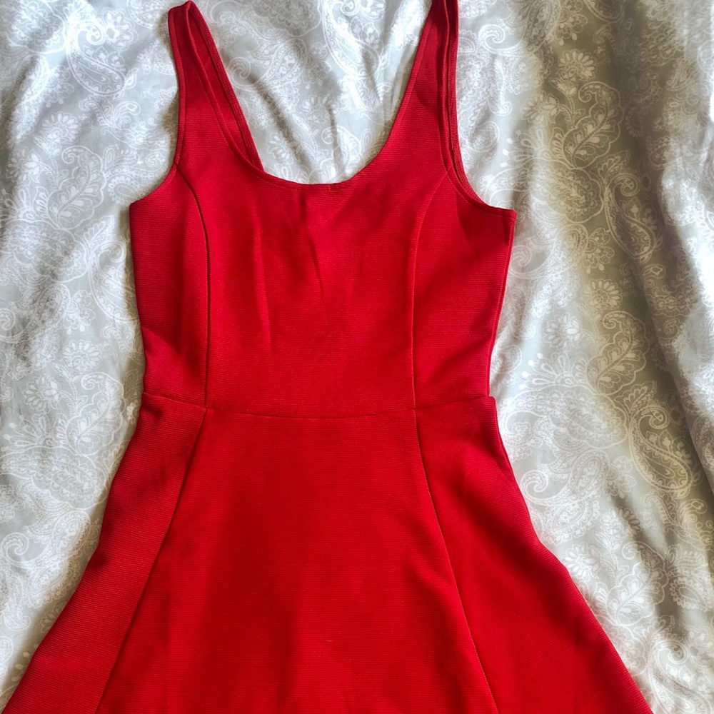 Red dress